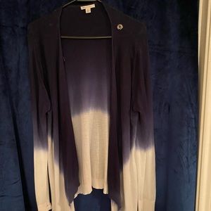 Cato ombré open sweater